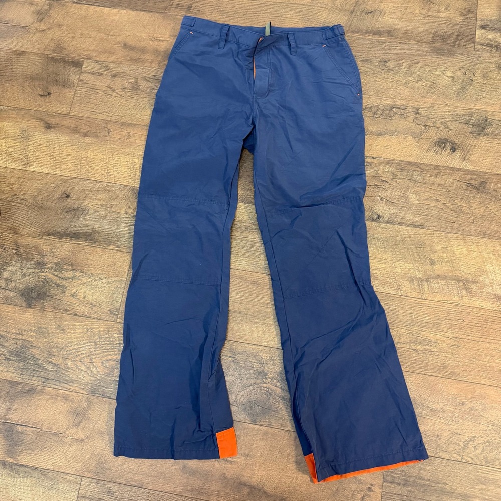 Vintage Abercrombie & Fitch Cargo Pants Womens 10 Navy Blue Y2K
